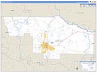 Ben Hill, Ga Carrier Route Wall Map